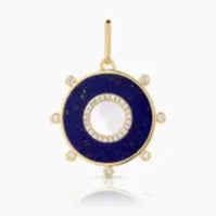 ROUND TWO-STONE CHARM