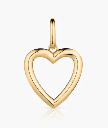 OPEN HEART CLIP CHARM