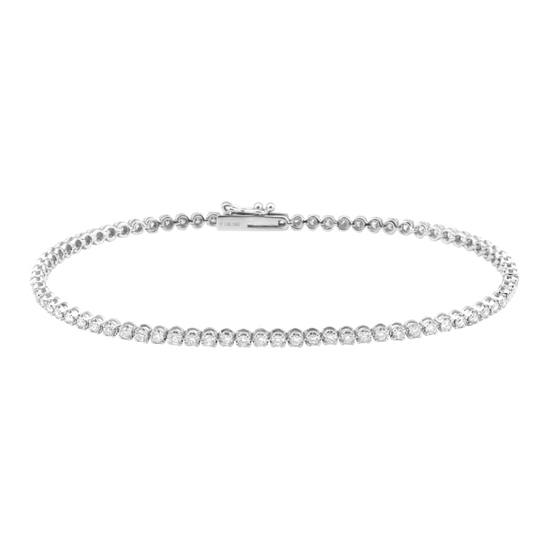 WHITE GOLD TENNIS BRACELET