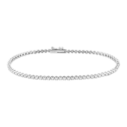 WHITE GOLD TENNIS BRACELET