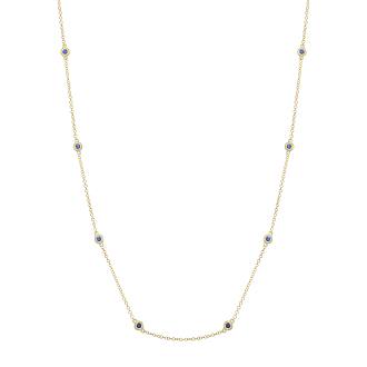 10 SAPPHIRE BY THE YARD NECKLACE