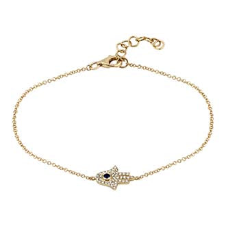 DIAMOND HAMSA BRACELET