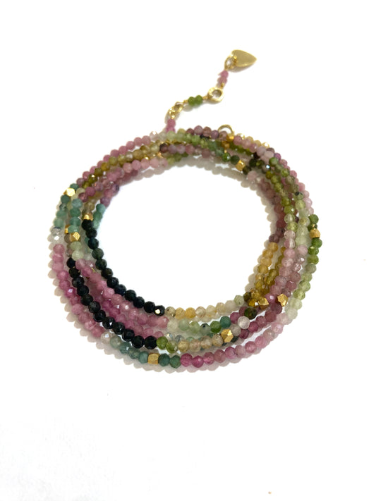 Tourmaline Wrap Bracelet