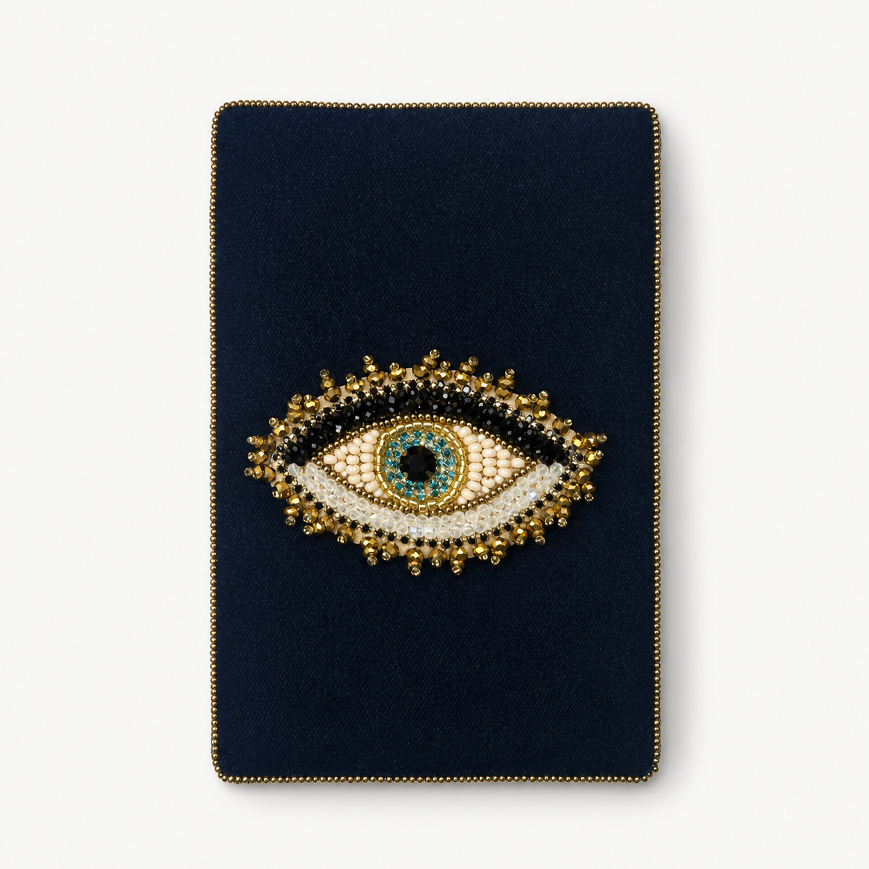 ABBP BEADED EVIL EYE EYEGLASS CASE