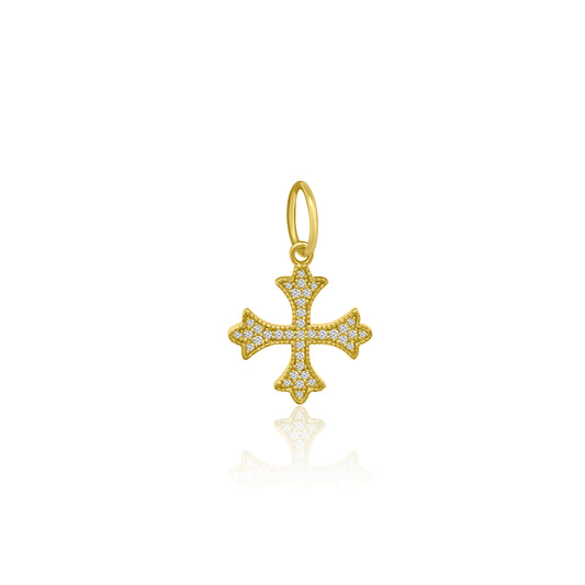 DIAMOND CELTIC CROSS CHARM