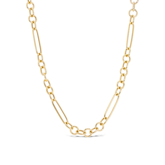 14K MULTI-SHAPE LINK CHAIN