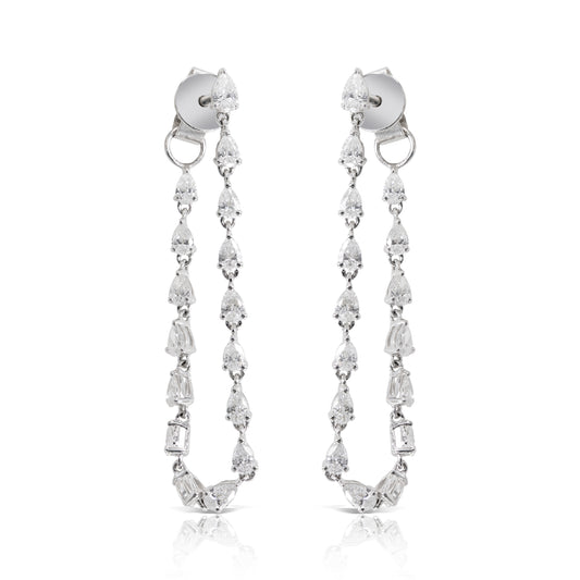 DIAMOND CHAIN EARRINGS