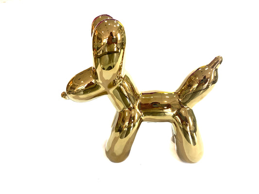 Small Gold Balloon Dog