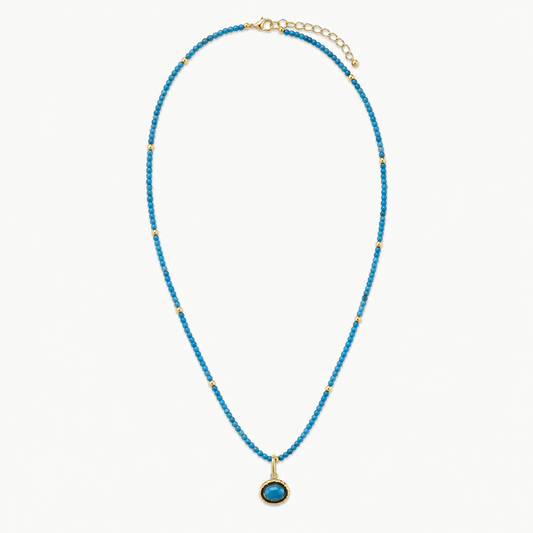 TURQUOISE BEAD NECKLACE