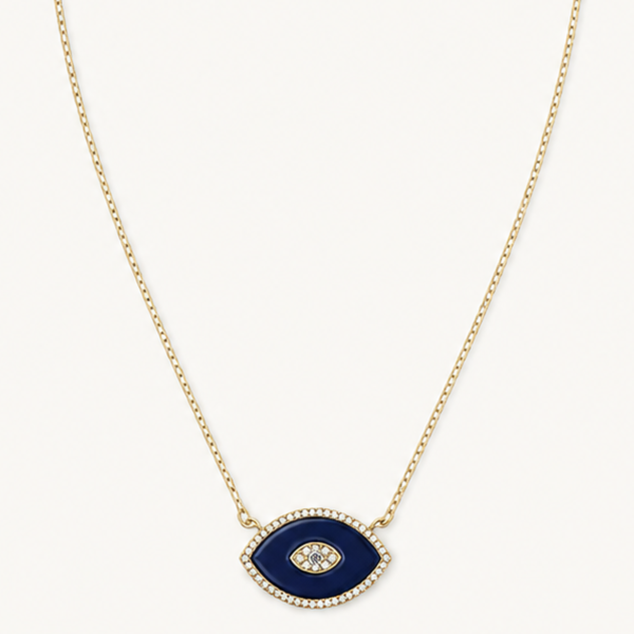 PIP LARGE BLUE EVIL EYE NECKLACE