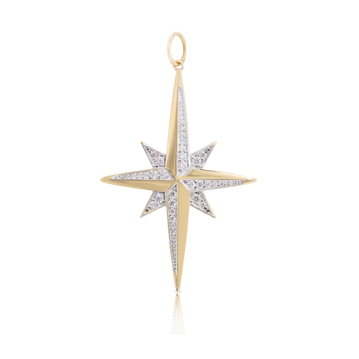 DIAMOND STAR COMPASS PENDANT