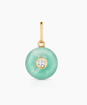 CHRYSOPRASE SMOOTH ROUND CHARM