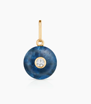APATITE SMOOTH ROUND CHARM