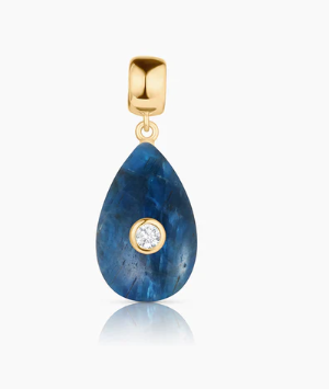 APATITE SMOOTH TEARDROP CHARM