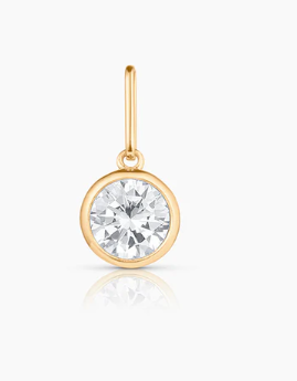 CUBIC ZIRCONIS ROUND CHARM