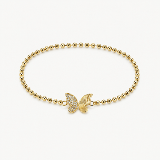 GOLD BUTTERFLY BRACELET