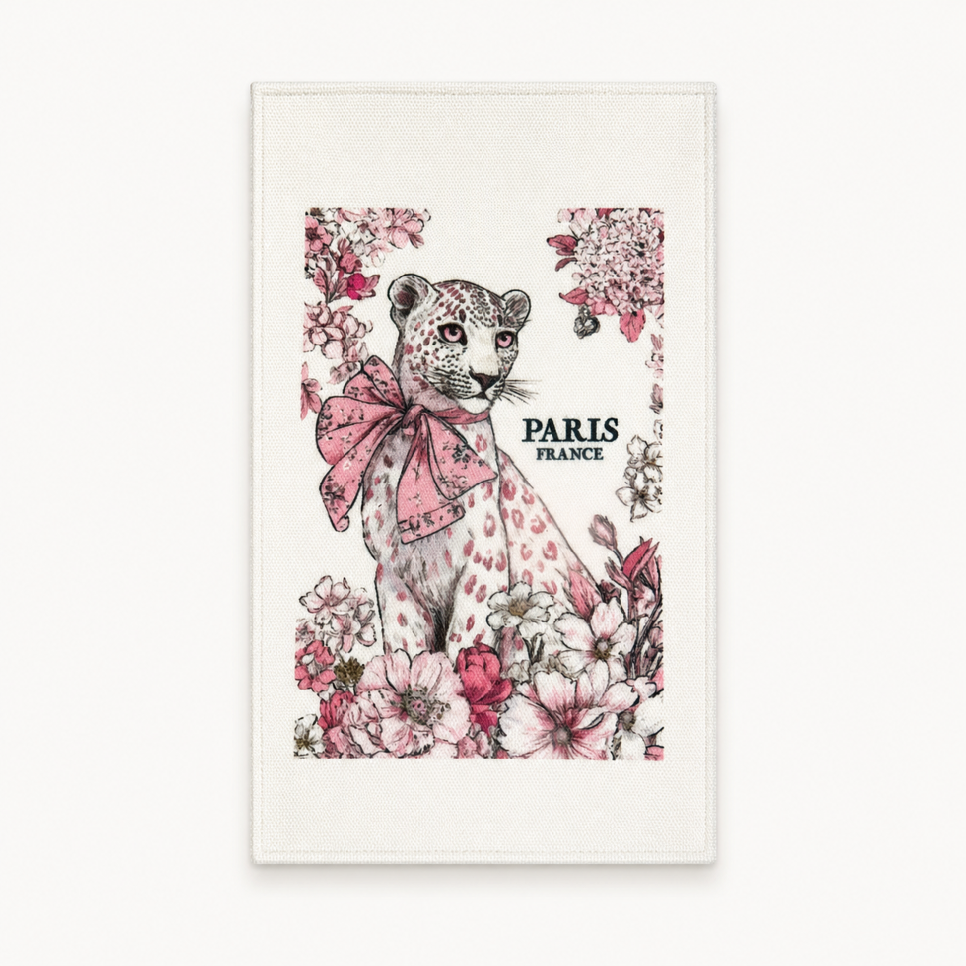 PARIS FRANCE LEOPARD TEA TOWEL