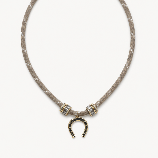 HORSESHOE CORD NECKLACE