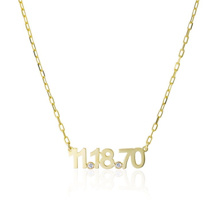 Custom Date Necklace